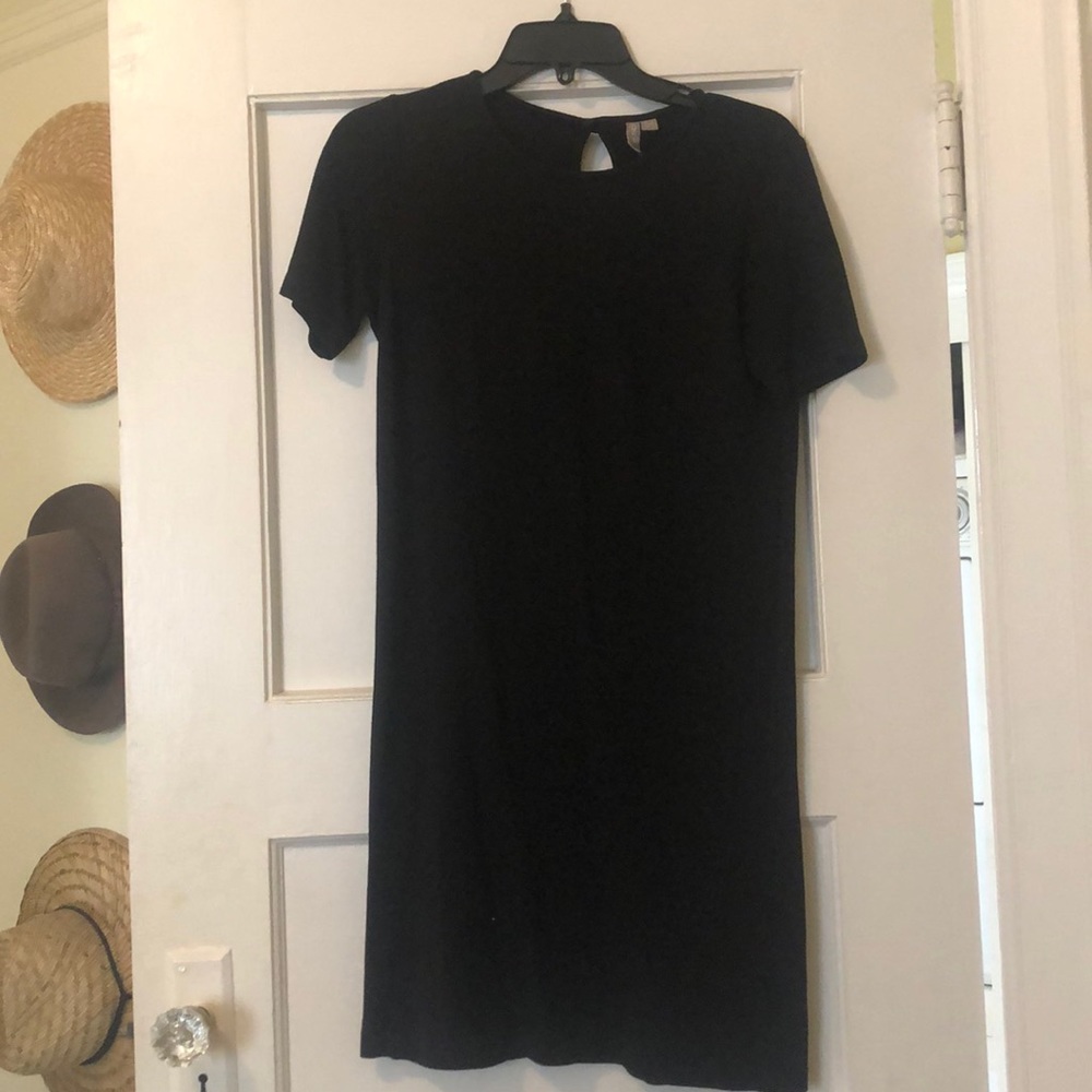 ASOS black shift dress